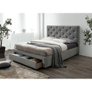  Color_Grey  Size_Twin  -- Sybella CM7218GY-T-BED Twin Bed IMAGE 2