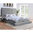  Color_Grey  Size_Queen  -- Stefania CM7227GY-Q-BED Queen Bed IMAGE 3