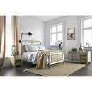  Color_Distressed Ivory Size_California King -- Haldus CM7502IV-CK Cal.King Bed IMAGE 1
