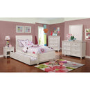  Color_Antique White Size_Twin -- Furniture of America Brogan Bed IMAGE 2