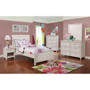  Color_Antique White Size_Twin -- Furniture of America Brogan Bed IMAGE 3