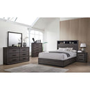  Size_California King -- Furniture of America Conwy Bookcase Bed IMAGE 2
