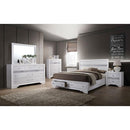  Color_White  Size_King  -- Chrissy CM7552EK-BED E.King Bed IMAGE 1