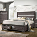  Color_Grey  Size_King  -- Chrissy CM7552GY-EK-BED E.King Bed IMAGE 1