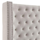  Color_Ivory  Size_Queen  -- Rosabelle CM7669IV-Q-BED Queen Bed IMAGE 2