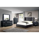  Color_Dark Grey Size_California King -- Furniture of America Cayla King Bed IMAGE 2