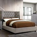 Color_Grey Size_California King -- Cayla CM7779GY-CK-BED-VN Cal.King Bed IMAGE 1