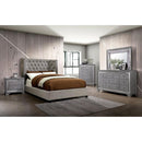 Color_Grey Size_California King -- Cayla CM7779GY-CK-BED-VN Cal.King Bed IMAGE 2