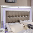  Color_White Size_California King -- Brachium CM7977WH-CK-BED Cal.King Bed IMAGE 3
