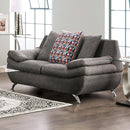  Furniture of America Sarnen EM6721DG-LV Loveseat IMAGE 1