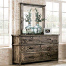  Furniture of America Woodburn EM7071BR-D Dresser IMAGE 1