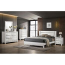  Color_White Size_California King -- Magdeburg FOA7038WH-CK Cal.King Bed IMAGE 2
