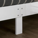  Color_White Size_California King -- Magdeburg FOA7038WH-CK Cal.King Bed IMAGE 5