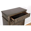  Color_Grey  Size_Queen  -- Pamphilos FOA7144GY-Q-BED Queen Bed IMAGE 6