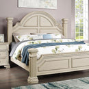  Color_Antique White  Size_California King  -- Pamphilos FOA7144WH-CK-BED Cal.King Bed IMAGE 1