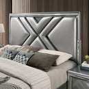  Color_Silver  Size_California King  -- Emmeline FOA7147CK-BED Cal.King Bed IMAGE 3