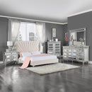  Size_Queen -- Acme Furniture Faiz Upholstered Panel Bed IMAGE 7
