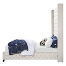 Acme Furniture Fabrice King Upholstered Panel Bed BD00964EK IMAGE 4