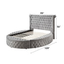  Size_King -- Acme Furniture Gaiva Upholstered Panel Bed with Storage IMAGE 9