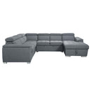  Acme Furniture Hanley LV00968 Sectional Sofa IMAGE 2