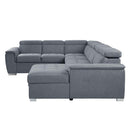  Acme Furniture Hanley LV00968 Sectional Sofa IMAGE 3