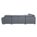  Acme Furniture Hanley LV00968 Sectional Sofa IMAGE 4