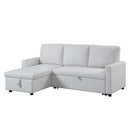  Acme Furniture Hiltons LV00971 Sectional Sofa with Sleeper & Storage IMAGE 1