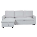  Acme Furniture Hiltons LV00971 Sectional Sofa with Sleeper & Storage IMAGE 2