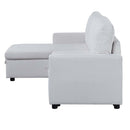  Acme Furniture Hiltons LV00971 Sectional Sofa with Sleeper & Storage IMAGE 3