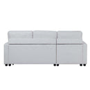  Acme Furniture Hiltons LV00971 Sectional Sofa with Sleeper & Storage IMAGE 4