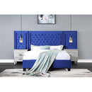  Size_King -- Acme Furniture Damazy Upholstered Panel Bed IMAGE 1