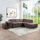  Acme Furniture Acoose LV01025 Sectional Sofa with Sleeper IMAGE 1