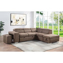  Acme Furniture Acoose LV01026 Ottoman - Brown IMAGE 2