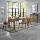  Acme Furniture Abiram DN01028 Dining Table IMAGE 5