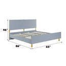  Size_Queen -- Gaines BD01040Q Queen Bed IMAGE 6