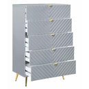  Acme Furniture Gaines BD01044 Chest - Gray IMAGE 2