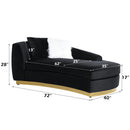 Acme Furniture Achelle LV01048 Chaise with 2 Pillows IMAGE 5