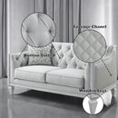  Acme Furniture Katia LV01050 Loveseat with 2 Pillows IMAGE 10