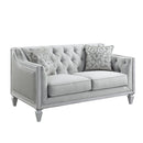  Acme Furniture Katia LV01050 Loveseat with 2 Pillows IMAGE 2