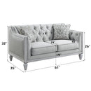  Acme Furniture Katia LV01050 Loveseat with 2 Pillows IMAGE 9