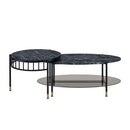  Acme Furniture Silas LV01088 Nesting Coffee Table Set IMAGE 2