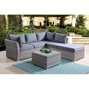  Acme Furniture Laurance OT01092 Patio Sectional Sofa & Cocktail Table IMAGE 1