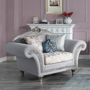  Acme Furniture Pelumi LV01114 Chair with 3 Pillows IMAGE 1