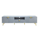  Acme Furniture Gaines LV01134 TV Stand - Grey IMAGE 3