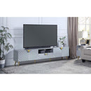  Acme Furniture Gaines LV01134 TV Stand - Grey IMAGE 4