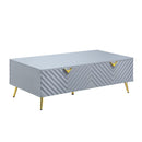  Acme Furniture Gaines LV01135 Coffee Table - Grey IMAGE 1