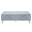  Acme Furniture Gaines LV01135 Coffee Table - Grey IMAGE 3