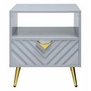  Acme Furniture Gaines LV01136 End Table - Grey IMAGE 3