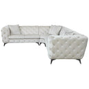  Acme Furniture Atronia LV01160 Sectional Sofa with 4 Pillows IMAGE 4