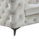  Acme Furniture Atronia LV01160 Sectional Sofa with 4 Pillows IMAGE 6